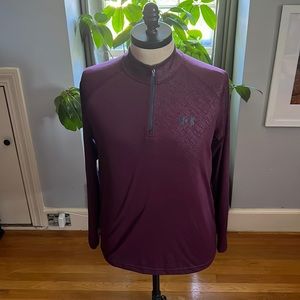 Under Armour long  sleeve half zip performance shirt